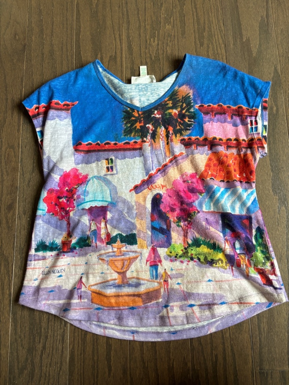 Ellen Negley Scenic Graphic Art to wear Tee